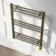 Barcelona Electric Antique Gold Straight Heated Towel Rail 800x600mm