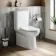 Aruba Rimless Close Coupled Toilet With Slim Soft Close Seat