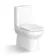 Miami Rimless Close Coupled Toilet With Soft Close Seat