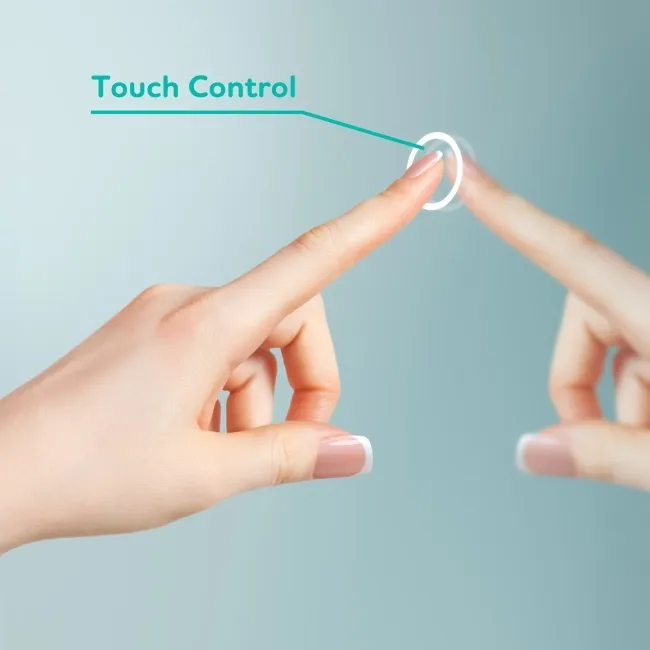 Maya Brushed Brass Arched Backlit Illuminated LED Mirror 750x500mm