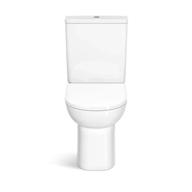Aruba Rimless Close Coupled Toilet With Soft Close Seat
