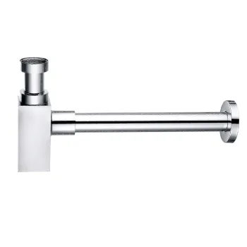 Chrome Square Solid Brass Bottle Trap