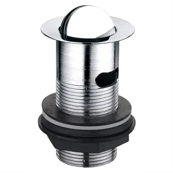 Chrome Flip Basin Waste - Slotted