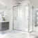 Hamburg Easy Clean 8mm Sliding Shower Enclosure 1400x760mm - Easy Fix Feature