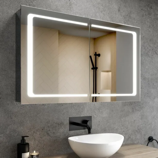 Arabella Illuminated LED Mirror Cabinet 600x1000mm