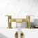 Severn Brushed Brass Basin & Bath Mixer Tap Set
