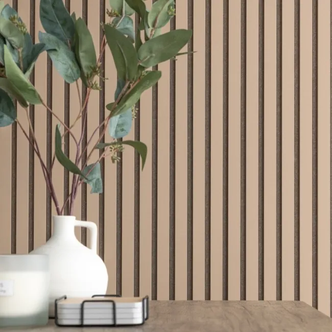 Trepanel® Mocha Mousse Beige Matt Acoustic Wall Panels