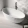 Ealing 1700mm Matt White Freestanding Bath