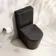 Loma Matt Black Quick Release Premium Soft Close Slim Seat