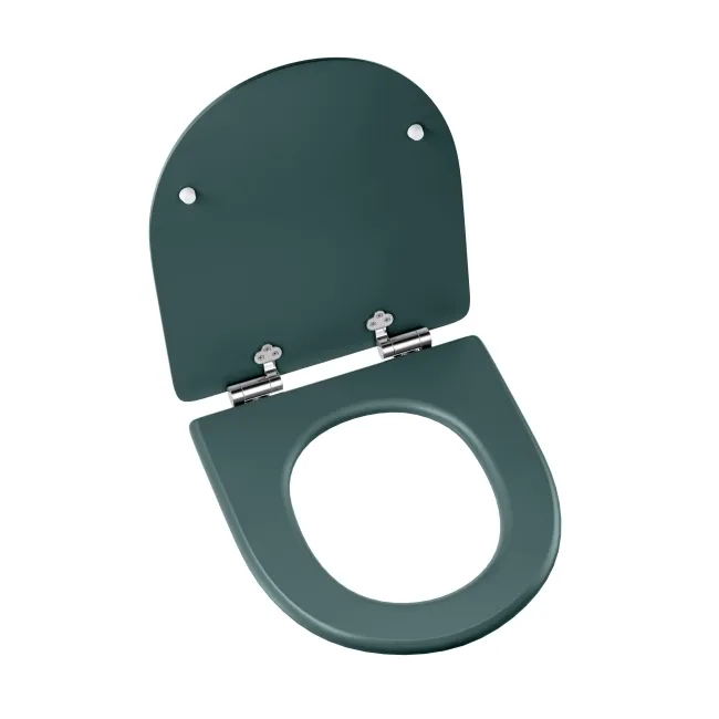 Kansas Traditional Midnight Green Wooden Soft Close Seat