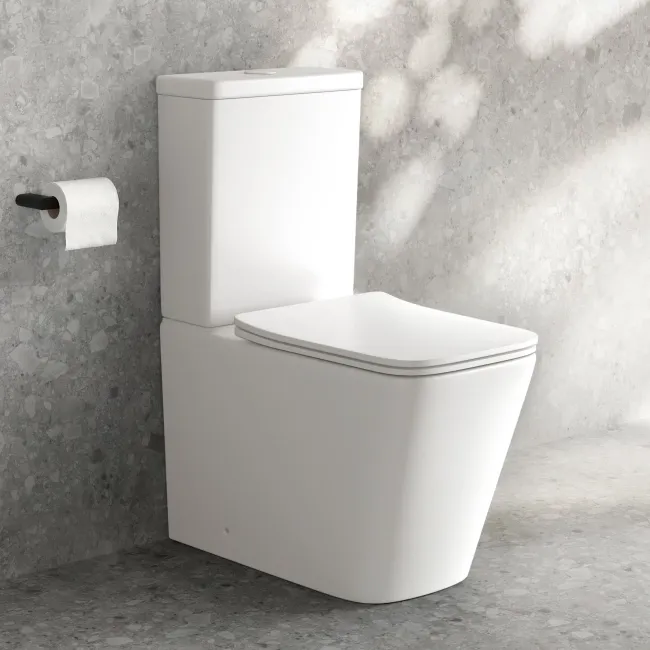 Kent Matt White Quick Release Premium Soft Close Slim Seat