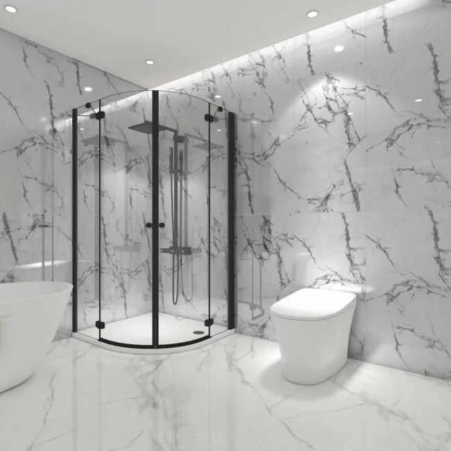 Trepanel Aqua Luxe® Calacatta Marble Effect Satin Embossed SPC XXL Wall Panel