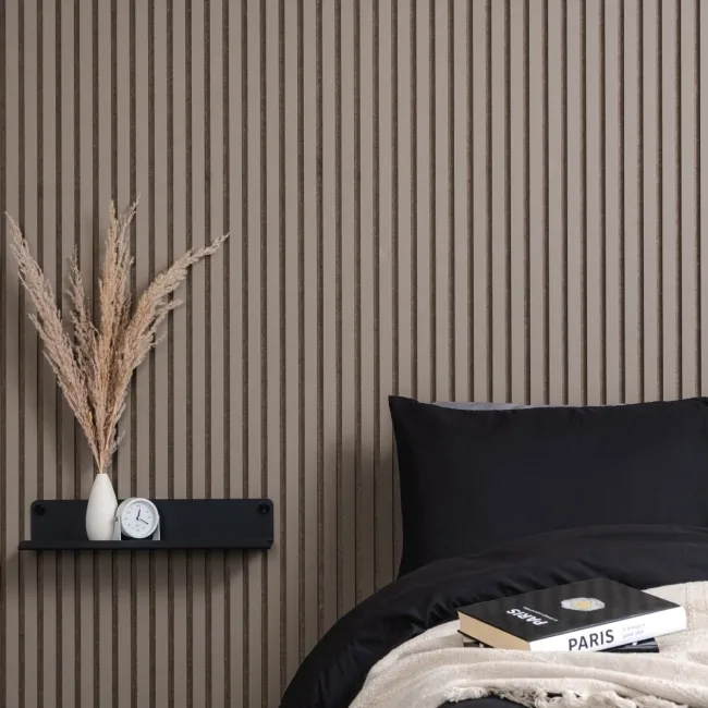 Trepanel® Warm Greige Beige Matt Acoustic Wall Panels