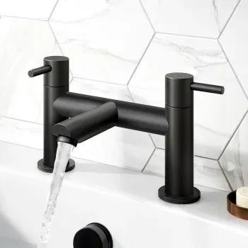 Wye Matt Black Bath Filler