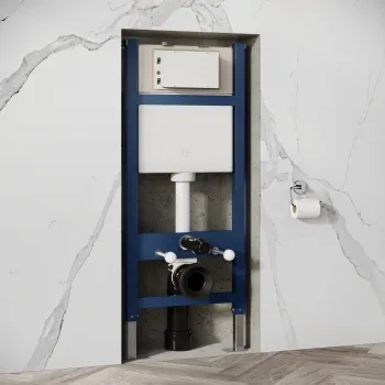 Idaho Pneumatic Wall Hung Toilet Frame with Cistern - Excludes Flush Plate
