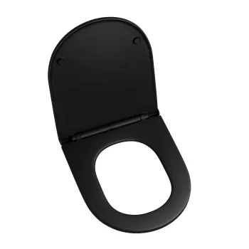 Loma Matt Black Quick Release Premium Soft Close Slim Seat