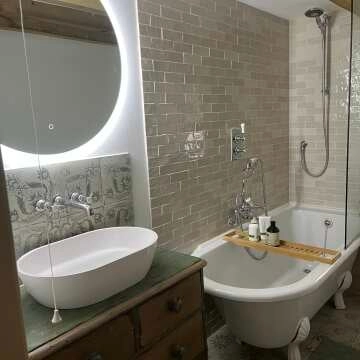 Aria Round Illuminated LED Mirror 800mm