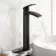 Severn Matt Black High Rise Basin Mixer Tap
