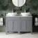 Bermuda Dove Grey Vanity with Marble Top & Oval Counter Top Basin 1200mm
