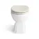 Monaco Chalk White Combination Vanity Traditional Basin and Hudson Toilet with Wooden Seat 1500mm