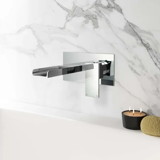 Avon Chrome Waterfall Wall Mounted Bath Filler