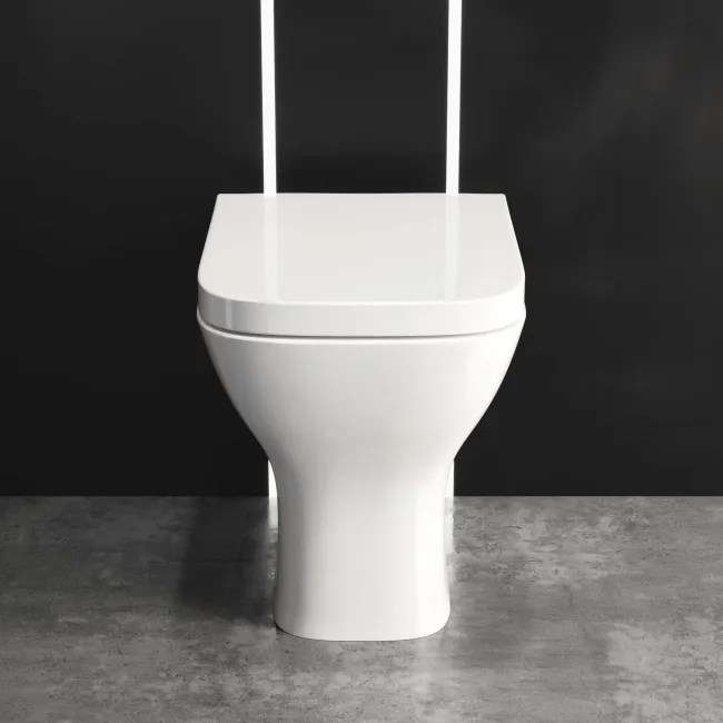 Atlanta Back To Wall Toilet With Soft Close Seat