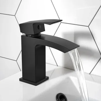 Brora Matt Black Cloakroom Basin Mixer Tap