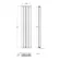 Faro White Double Flat Panel Vertical Radiator 1600x350mm