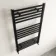 Naples Premium Matt Black Straight Heated Towel Rail 1000x600mm