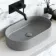 Cement Grey Ceramic Basin Waste - Unslotted
