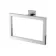 Isla chrome Square Towel Ring