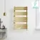 Santorini Electric Brushed Brass Flat Panel Heated Towel Rail 1000x600mm