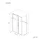 Lisbon 8mm Sliding Shower Enclosure 1500x800mm