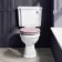 Hudson Traditional Close Coupled Toilet With Cashmere Pink Seat & Pedestal Basin - Single Tap Hole