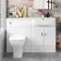 Harper Gloss White Combination Vanity Basin and Atlanta Toilet 1200mm - Right Handed