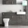 Harper Charcoal Elm Combination Vanity Basin and Atlanta Toilet 1500mm