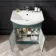 Capri Mystic Green Combination Vanity Basin and Houston Toilet 1150mm - Chrome Handles