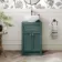 Milos Mystic Green Vanity with Mesa Basin 500mm - Brushed Handles