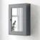 Dove Grey Mirror Cabinet 700x500mm