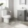 Avon Stone Grey Basin Vanity 600mm and Toilet Set