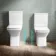 Dallas Rimless Comfort Height Close Coupled Toilet With Slim Soft Close Seat