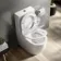 Utah Rimless Close Coupled Toilet With Premium Soft Close Slim Seat
