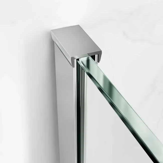 Vienna Easy Clean 8mm Hinged Shower Door 1400mm