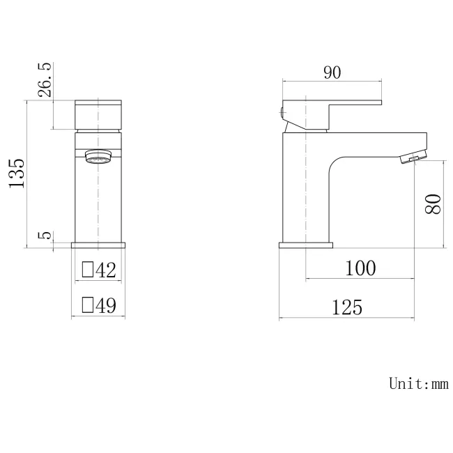 Lea Matt Black Basin & Shower Bath Mixer Tap Set