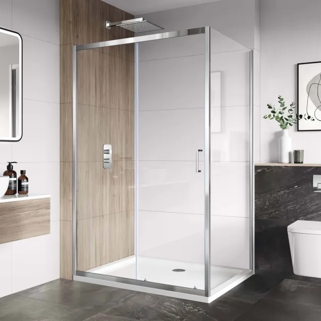 London 6mm Sliding Shower Enclosure 1200x800mm