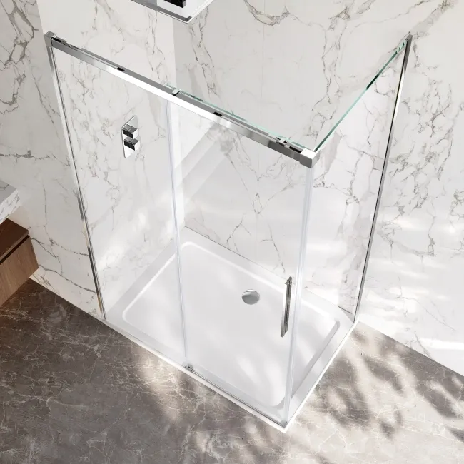 Lisbon 8mm Sliding Shower Enclosure 1200x700mm