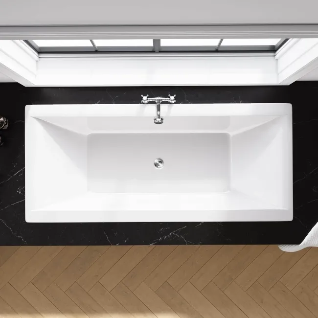 Durham 1800x800 Square Double Ended Bath