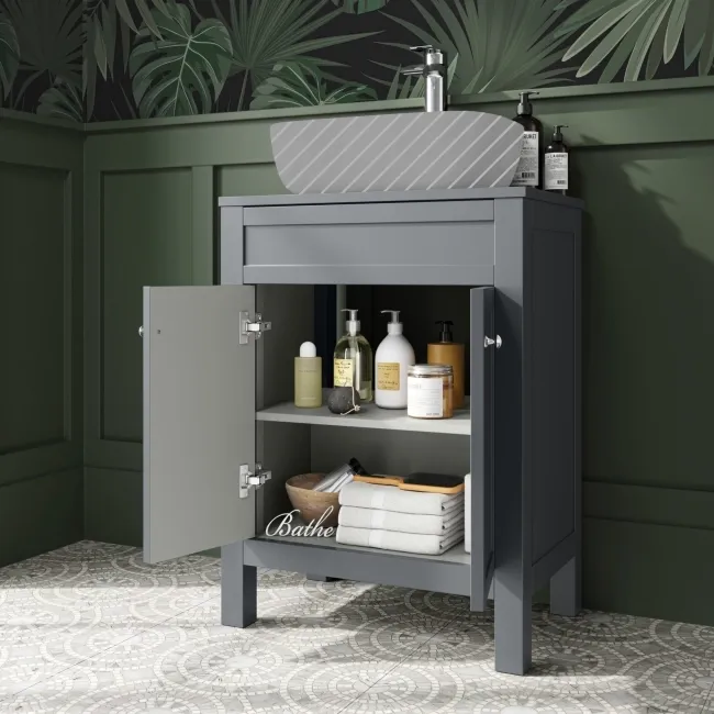 Bermuda Dove Grey Vanity 600mm