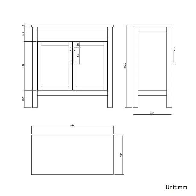 Bermuda Cashmere Pink Vanity with Marble Top & Oval Counter Top Basin 800mm - Brass Knurled Handles
