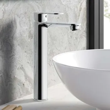 Anker Chrome High Rise Basin Mixer Tap